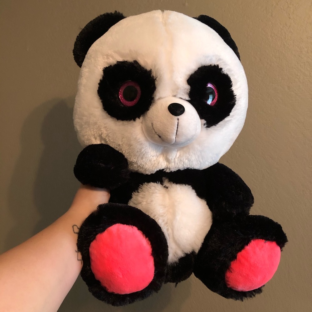Pink panda bear